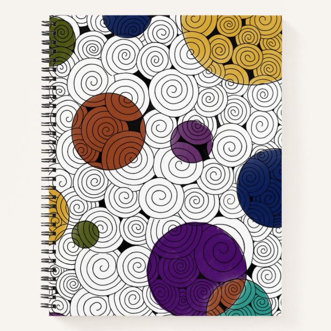 Carnet des tourbillons et cercles (Devant)