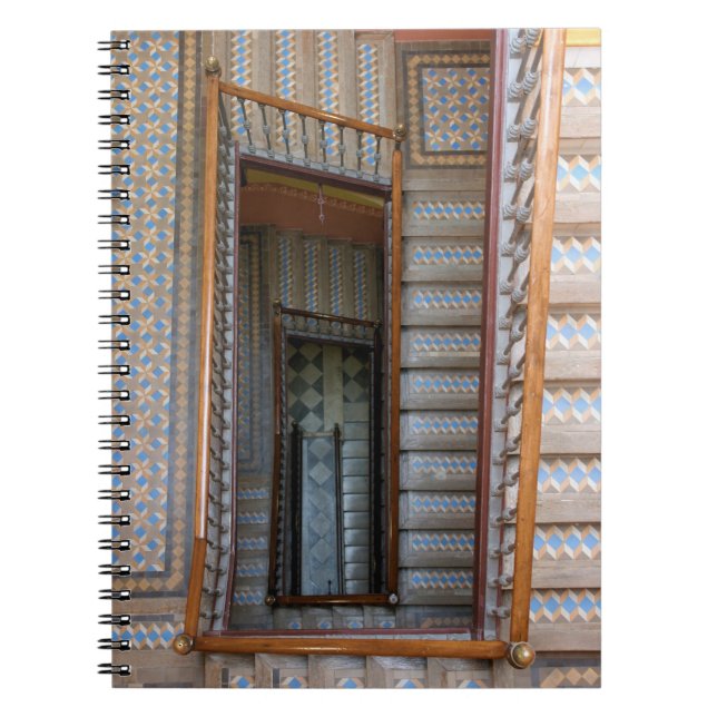 Carnet d'escalier coloré de Barcelone, Espagne (Devant)