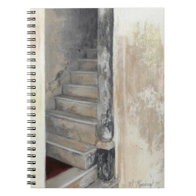 Carnet d'escalier, tableau de Mandy Roeing (Devant)