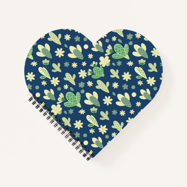 Carnet Desert Cactus & Succulent Pattern (Devant)