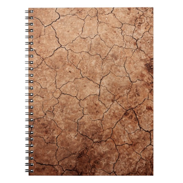 Carnet Désert de fissures d'érosion fissurées (Devant)