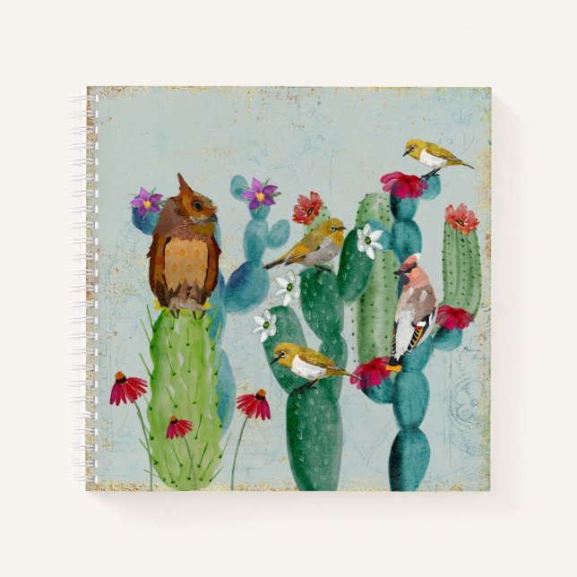 CARNET DÉSERT D'OISEAUX SONGBLES (Devant)