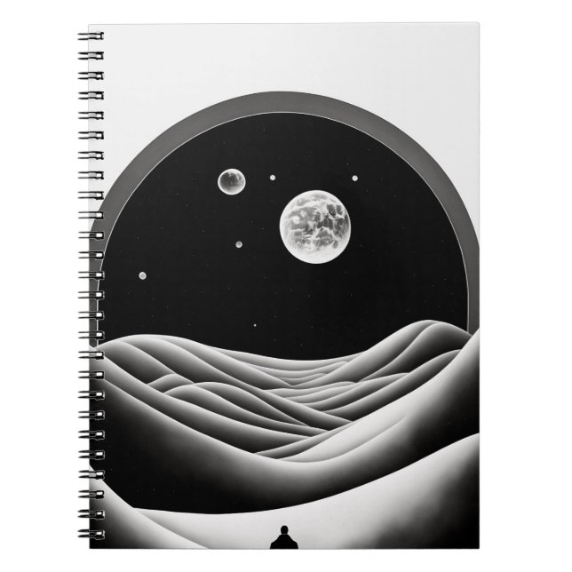Carnet désertique surreal Moonlit (Devant)