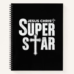 Carnet Design chrétien vintage Jésus-Christ super
