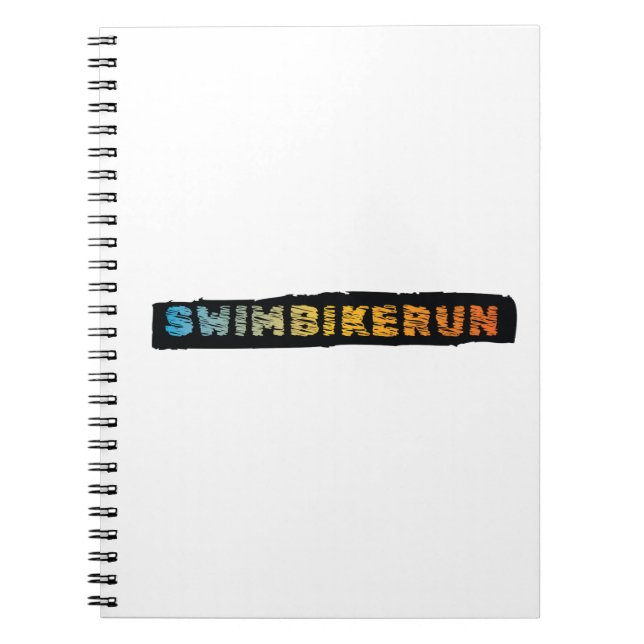 Carnet Design Cool de triathlon (Devant)