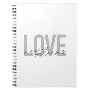 Carnet Design cool simple, urbain et moderne Aimer La Nou