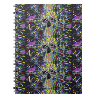 Carnet Design d'art squelette