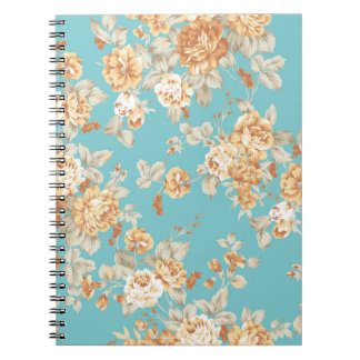 Carnet Design de bouquet rose motif sans couture avec bar