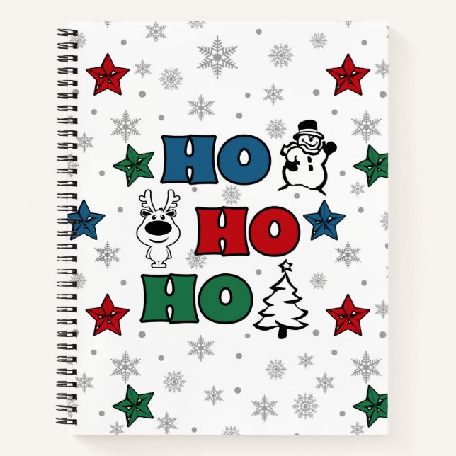 Carnet Design de Noël Ho-Ho-Ho (Devant)