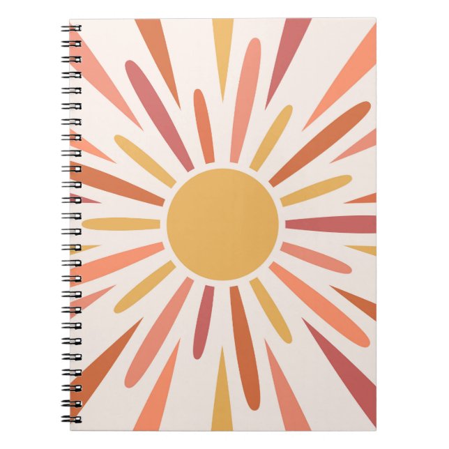 Carnet Design de style rétro coloré (Devant)