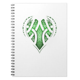 Carnet Design de tatouage cardiaque celtique