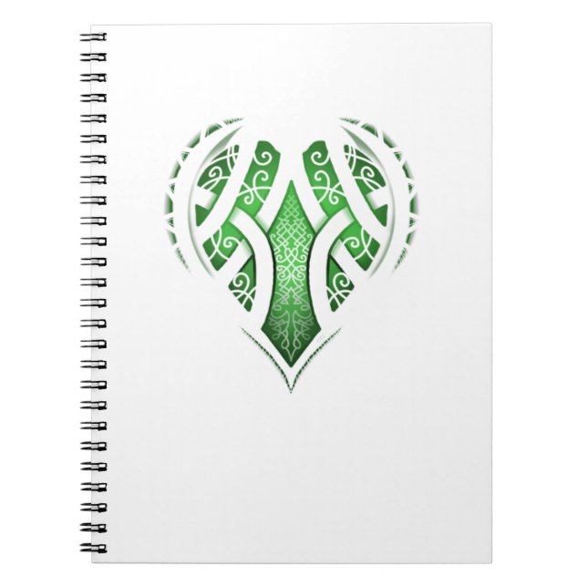 Carnet Design de tatouage cardiaque celtique (Devant)