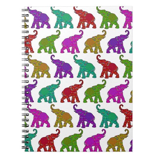 Carnet Design de tuiles motifs Elephant Walk (Devant)
