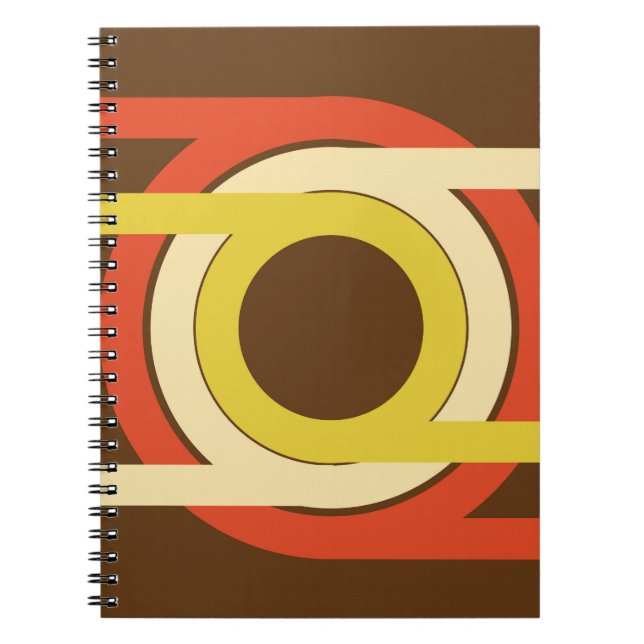 Carnet Design d'inspiration Retro Golden Ratio. (Devant)