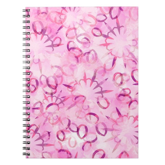 Carnet Design ethnique motif Abstrait. Aquarelle (Devant)