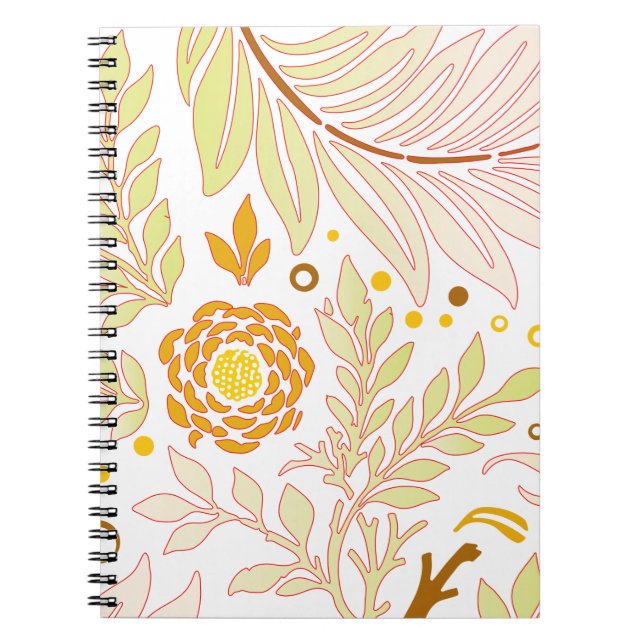 Carnet Design floral 19 (Devant)