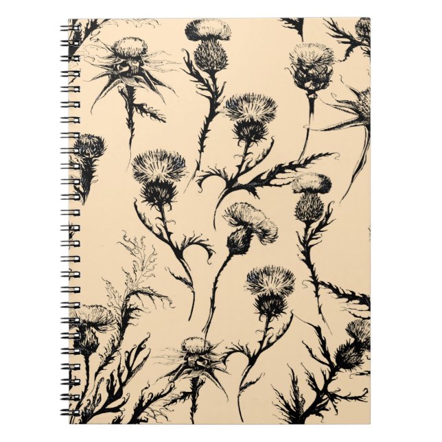 Carnet design floral, décoration d'intérieur, décoration  (Devant)