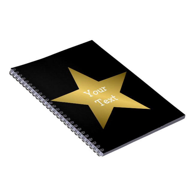 Carnet Design Gold Star (Côté Droit)