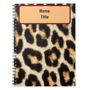Carnet Design léopard