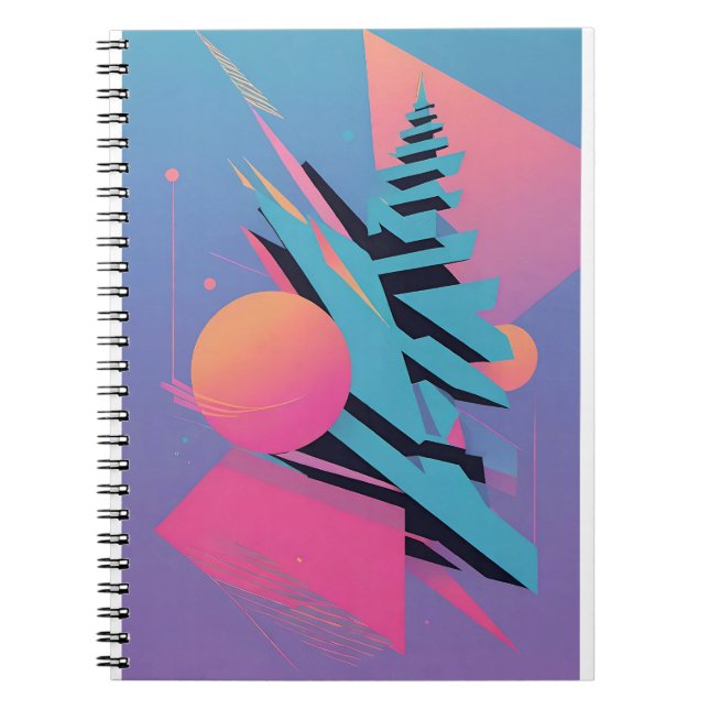 Carnet Design Memphis du milieu du siècle - Ken Gage Art (Devant)