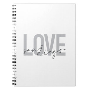 Carnet Design minimaliste, moderne, urbain, cool Love San