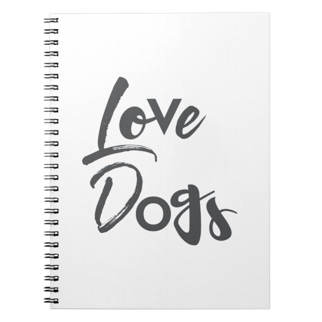 Carnet Design moderne, simple, urbain, cool de Love Dogs (Devant)