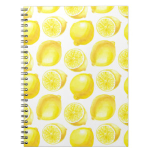 Carnet Design motif citron