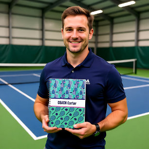 Carnet Design personnalisé pour joueurs de tennis, entraî