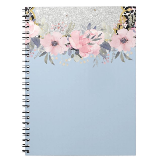 Carnet Design Propre Jolie Fille Rose Papier à lettres fl (Devant)