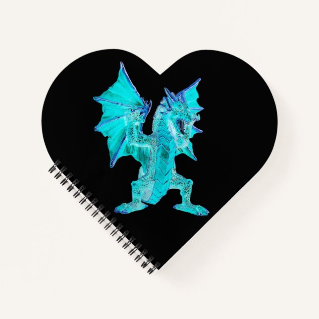 Carnet Design Quotidien Mythique du DRagon Bleu Hypnotiqu (Devant)