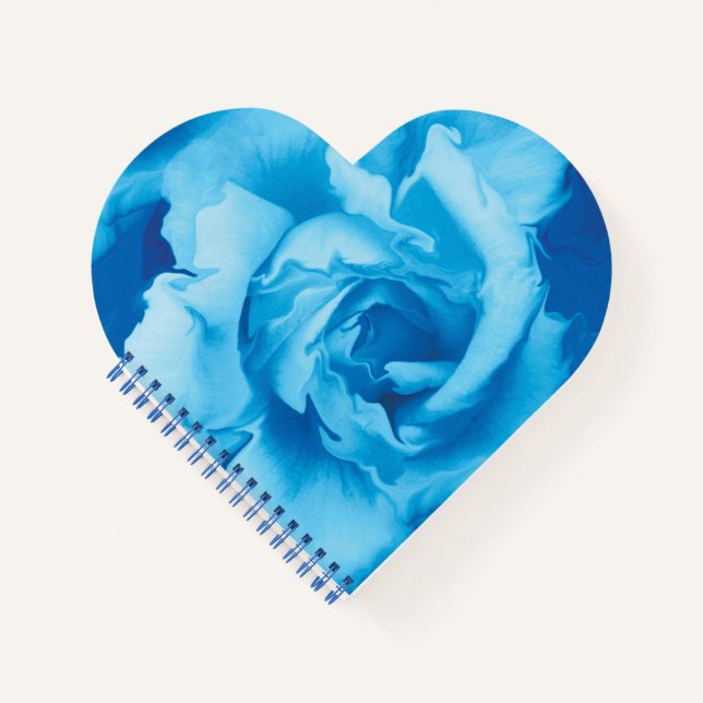 Carnet Design Rose Bleu Moderne (Devant)