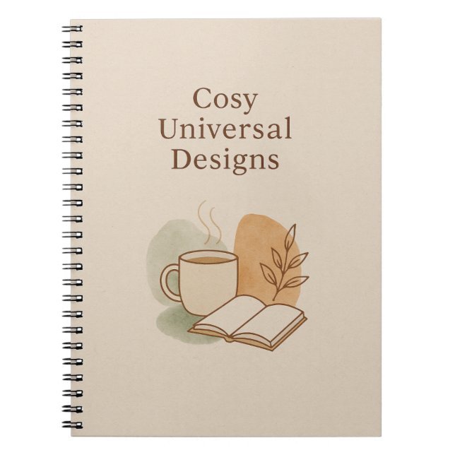 Carnet design universel confortable - minimaliste (Devant)