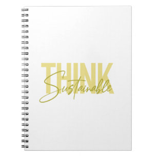 Carnet Design urbain simple et moderne cool Pensez durabl