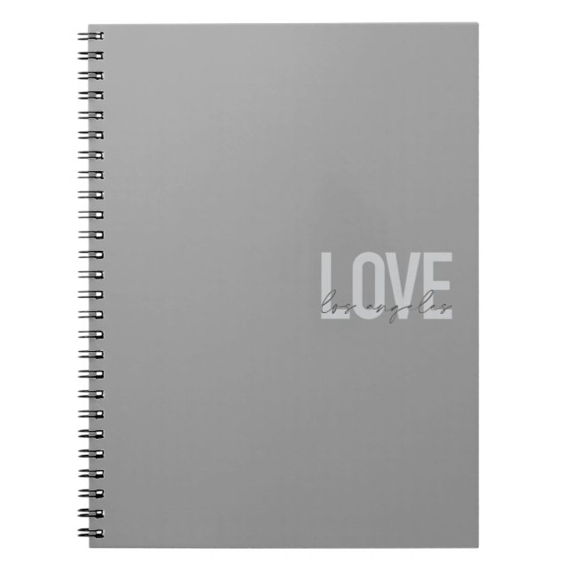 Carnet Design urbain, simple et moderne de Love Los Angel (Devant)