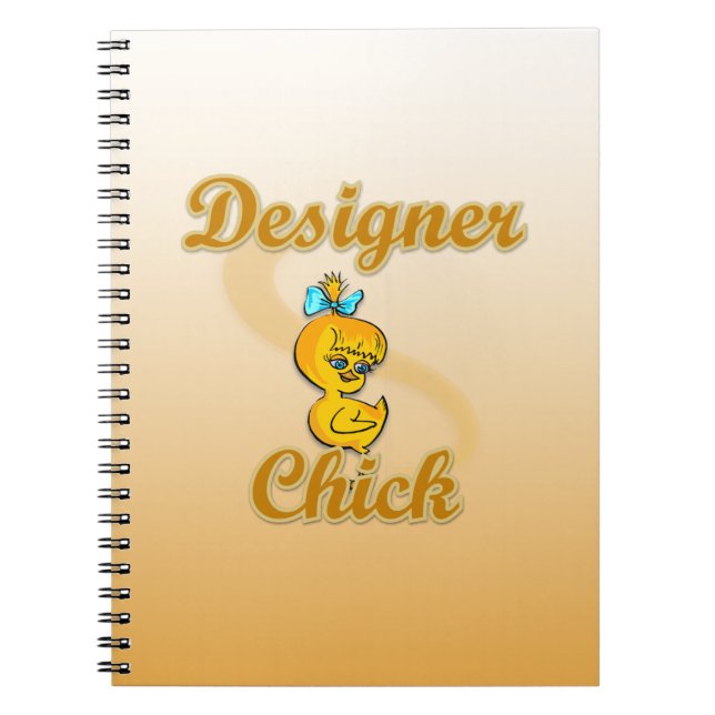 Carnet Designer Chick (Devant)