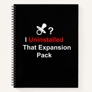 Carnet Désinstaller Ce Pack D'Expansion