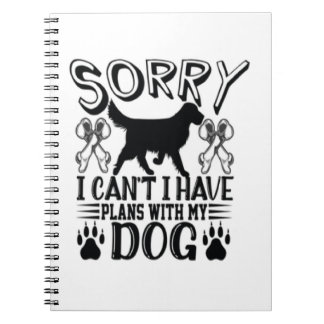 Carnet Désolé D'Avoir Des Plans Avec Mon Citation De Chie