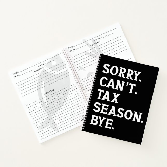 Carnet Désolé, impossible de dire au revoir à la saison f (Intérieur)