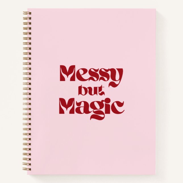 Carnet Désordonné mais Magique (Devant)