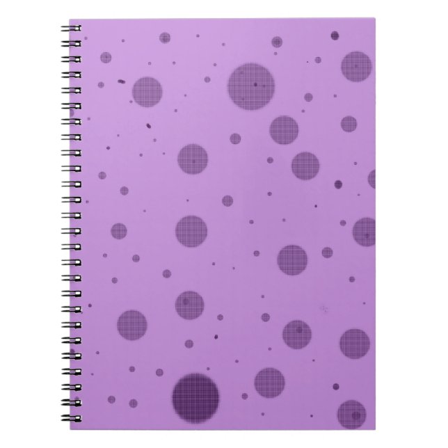 Carnet Désordre de points violets (Devant)