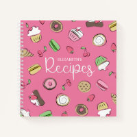 Dessert Doodles Recettes de produits cuits roses |