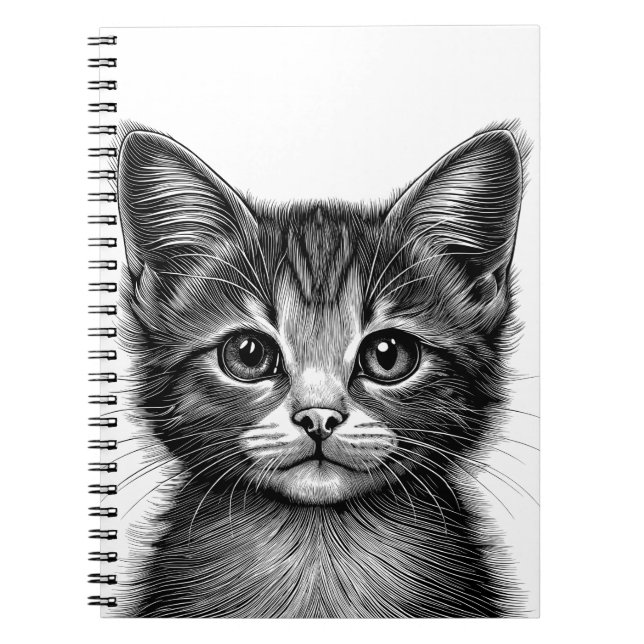 Carnet Dessin adorable de Young Cat (Devant)
