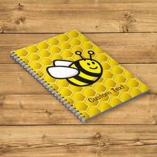 Carnet Dessin animé d'abeille à miel