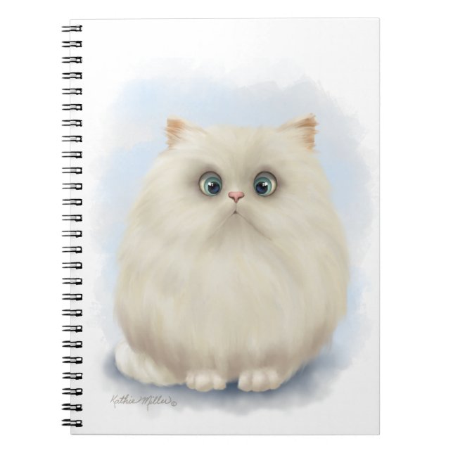 Carnet Dessin animé de chat persan (Devant)