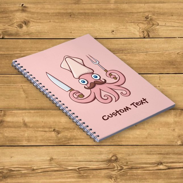Carnet Dessin animé de chef calamar (Créateur téléchargé)