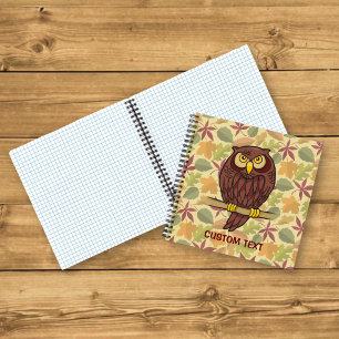 Carnet Dessin animé de hibou