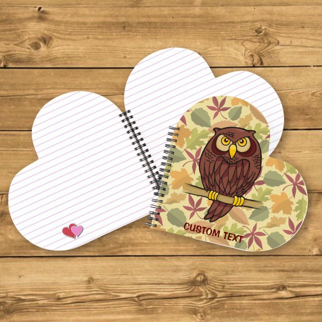 Carnet Dessin animé de hibou (Créateur téléchargé)