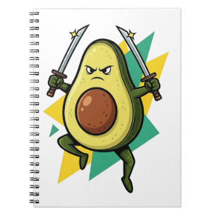 Carnet Dessin animé de Ninja Avocat – Vecteur de guerrier