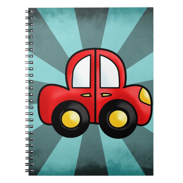Carnet dessin animé de voiture (Devant)