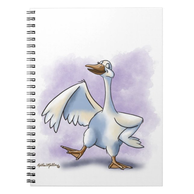 Carnet Dessin animé d'oie dansante (Devant)